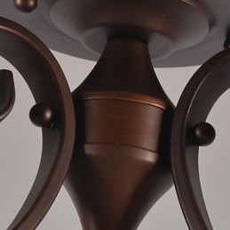 Lampada a sospensione in metallo dipinto in stile rustico Lodge Vintage Mini