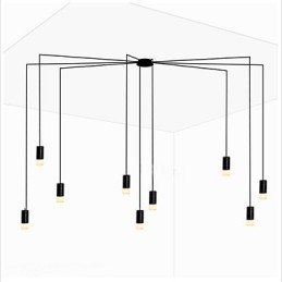 Lampada a sospensione con design creativo e geometrico della linea contratta dell'Europa settentrionale