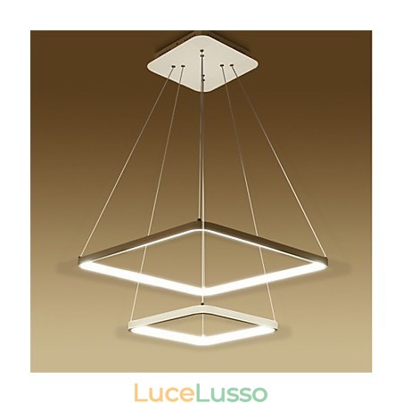 Design moderno 4Pendant Light Due anelli Design moderno 4Pendant Light Due anelli