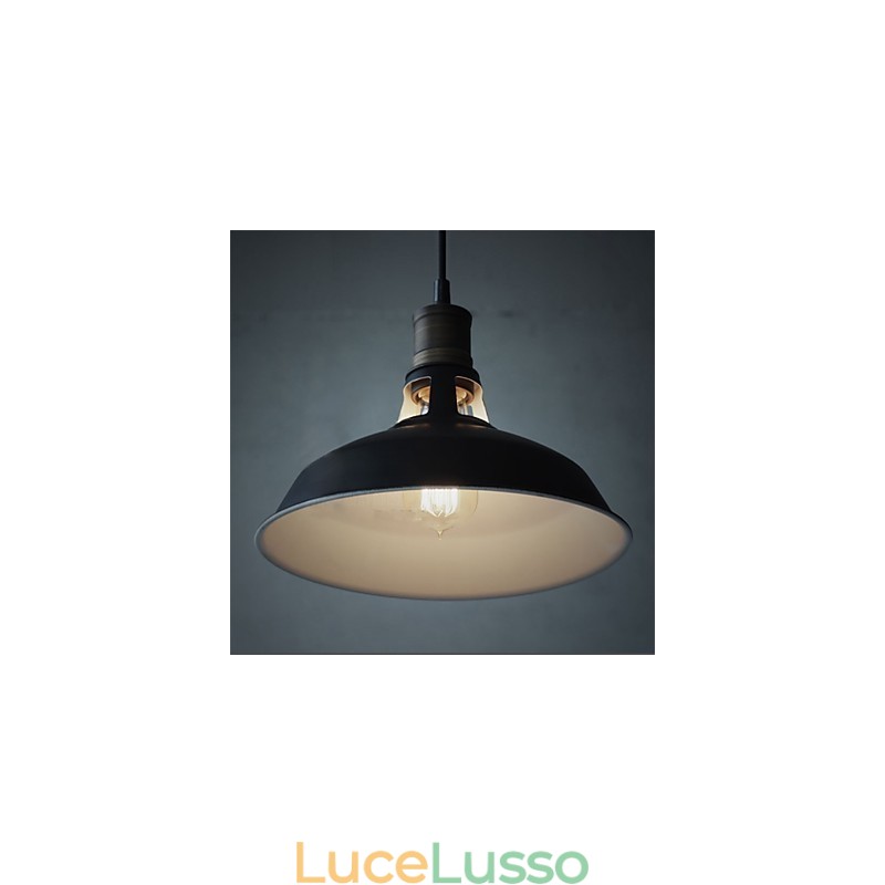 Lampadario in ferro battuto vintage americano con finestra artistica