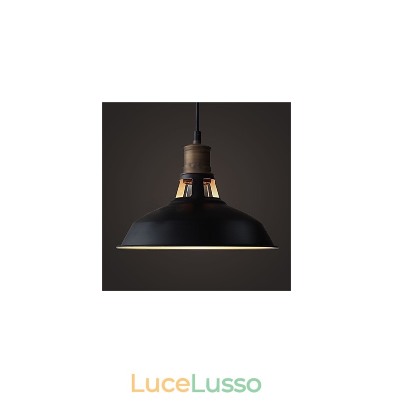 Lampadario in ferro battuto vintage americano con finestra artistica