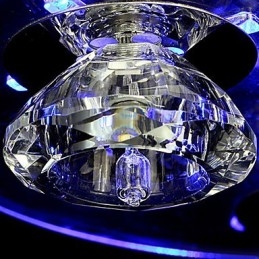Lampadario moderno in cristallo Living 3 luci