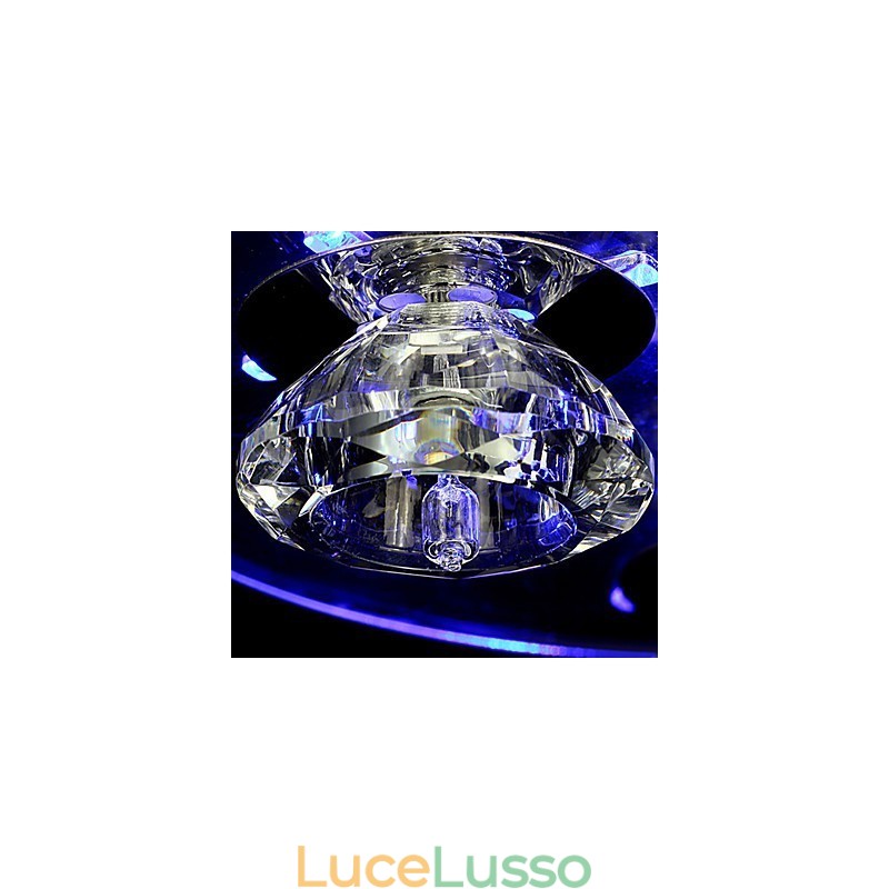 Lampadario moderno in cristallo Living 3 luci