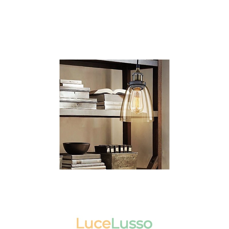 Lampade a sospensione tradizionali classiche vintage retrò in metallo