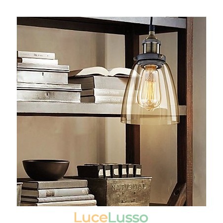 Lampade a sospensione tradizionali classiche vintage retrò in metallo