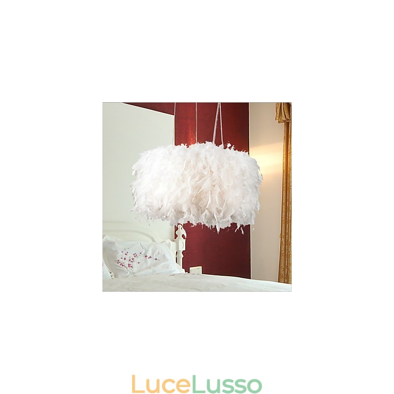 Lampadario moderno con piume di moda Dia di vendita calda