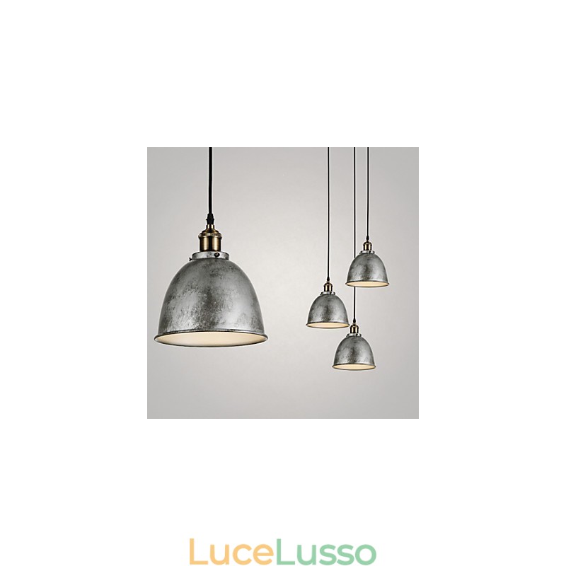 1 Luci Lampade a sospensione Stile antico vintage Stile industriale Ferro Metalli Luce a goccia