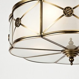 Lampada da soffitto moderna e contemporanea in rame con design decorativo