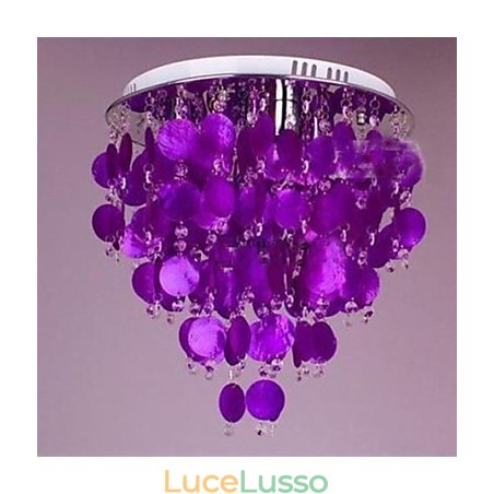 Lampada da soffitto in cristallo caldo Shell Lampada da soffitto in cristallo caldo Shell