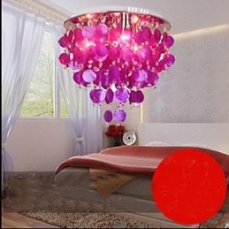 Lampada da soffitto in cristallo caldo Shell