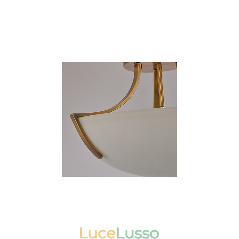 Lampada a sospensione in metallo dipinto in stile rustico Lodge Vintage Mini