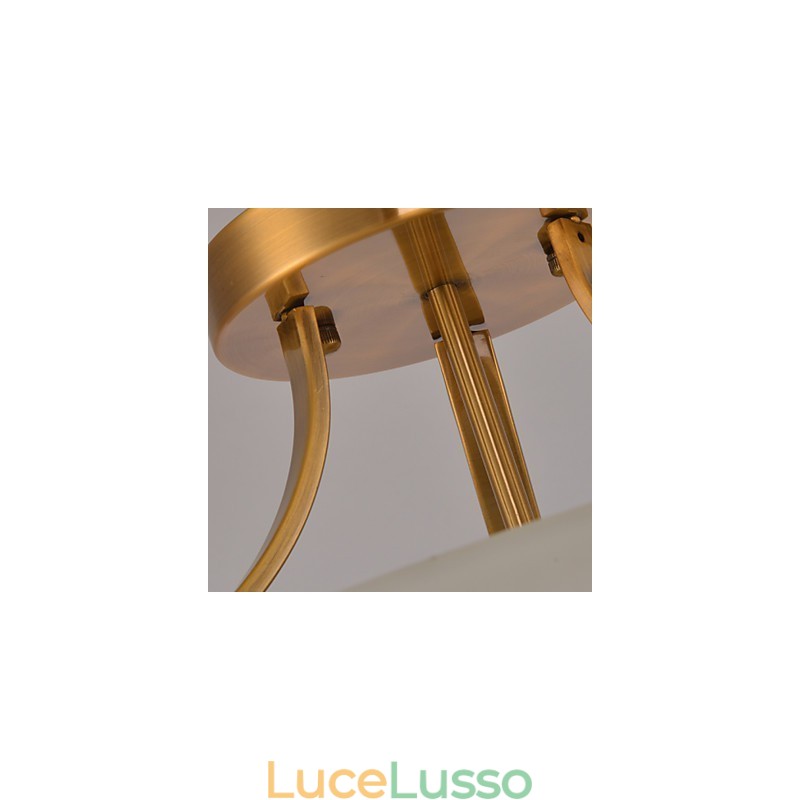 Lampada a sospensione in metallo dipinto in stile rustico Lodge Vintage Mini