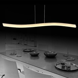 Lampada a sospensione cromata moderna e contemporanea