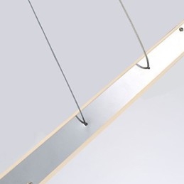 Lampada a sospensione cromata moderna e contemporanea