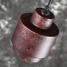 Lampada a sospensione in ceramica vintage Edison, illuminazione industriale, illuminazione a sospensione per la casa