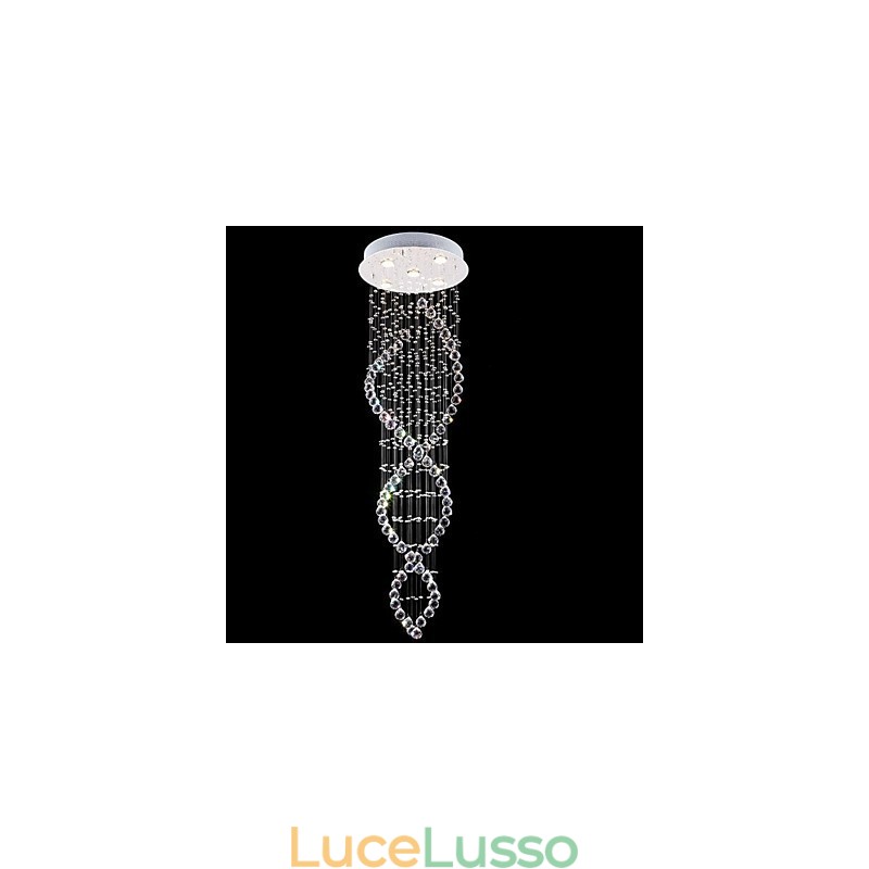Moderno Contemporaneo Tradizionale Classico Rustico Lodge Vintage Country Island Cristallo Metallo Elettroplaccato Lampada a Sospensione