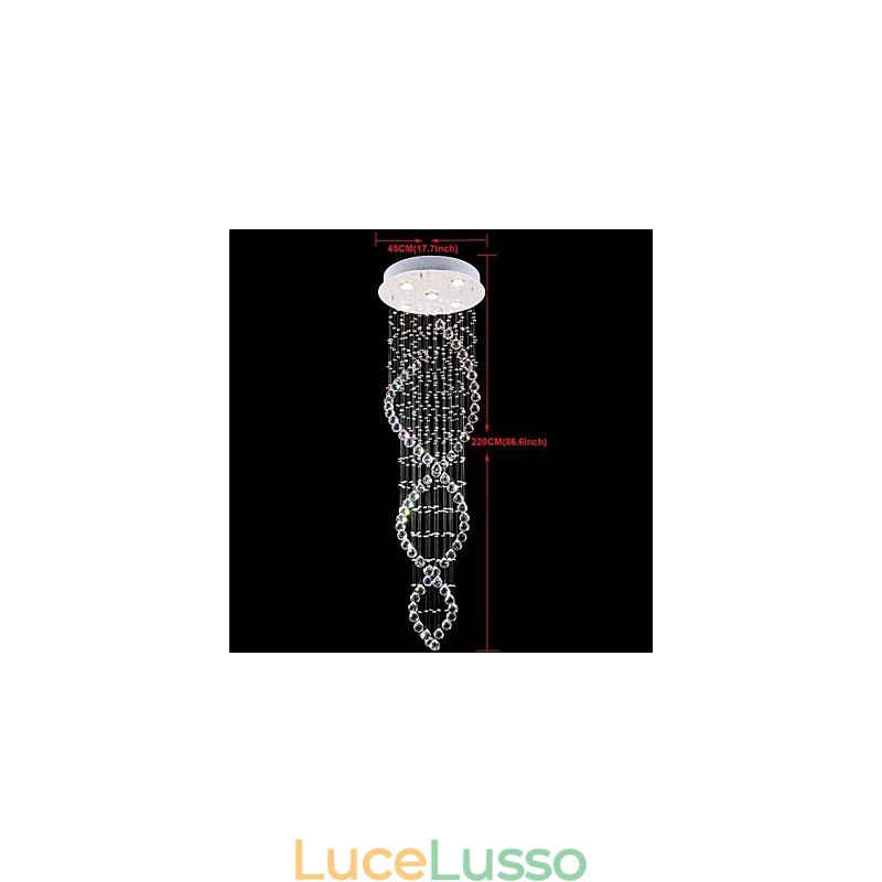 Moderno Contemporaneo Tradizionale Classico Rustico Lodge Vintage Country Island Cristallo Metallo Elettroplaccato Lampada a Sospensione