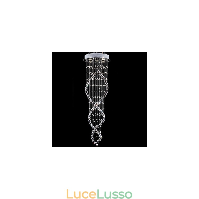 Moderno Contemporaneo Tradizionale Classico Rustico Lodge Vintage Country Island Cristallo Metallo Elettroplaccato Lampada a Sospensione