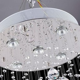 Moderno Contemporaneo Tradizionale Classico Rustico Lodge Vintage Country Island Cristallo Metallo Elettroplaccato Lampada a Sospensione