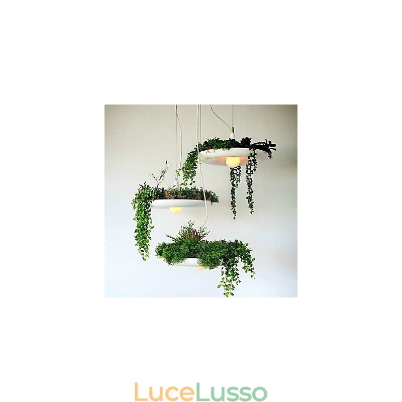 Lampada da terra in alluminio nordico creativo con contratto e lanterne per giardino senza terra
