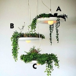 Lampada da terra in alluminio nordico creativo con contratto e lanterne per giardino senza terra