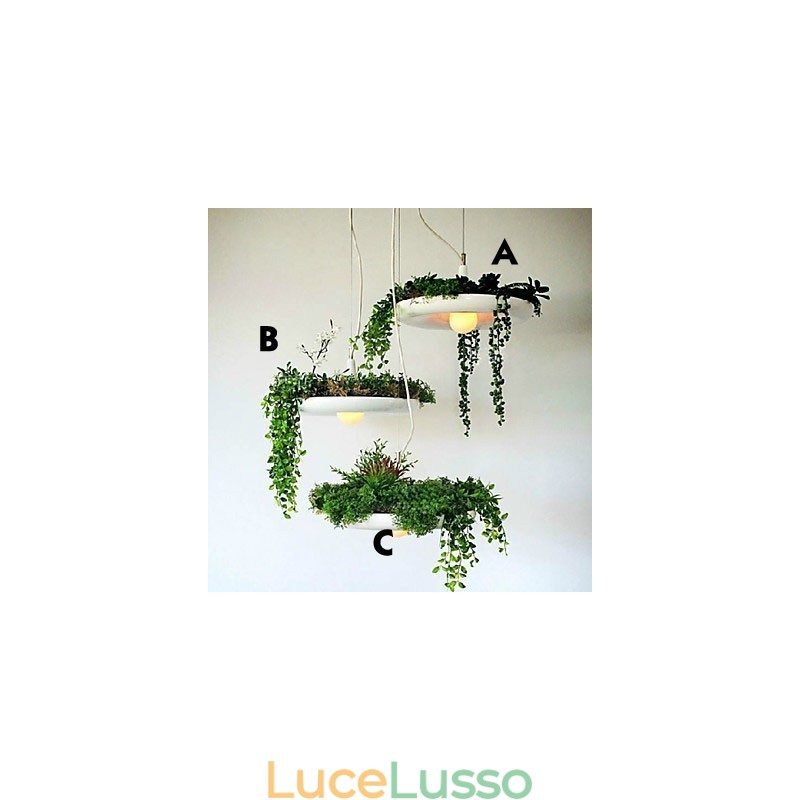 Lampada da terra in alluminio nordico creativo con contratto e lanterne per giardino senza terra