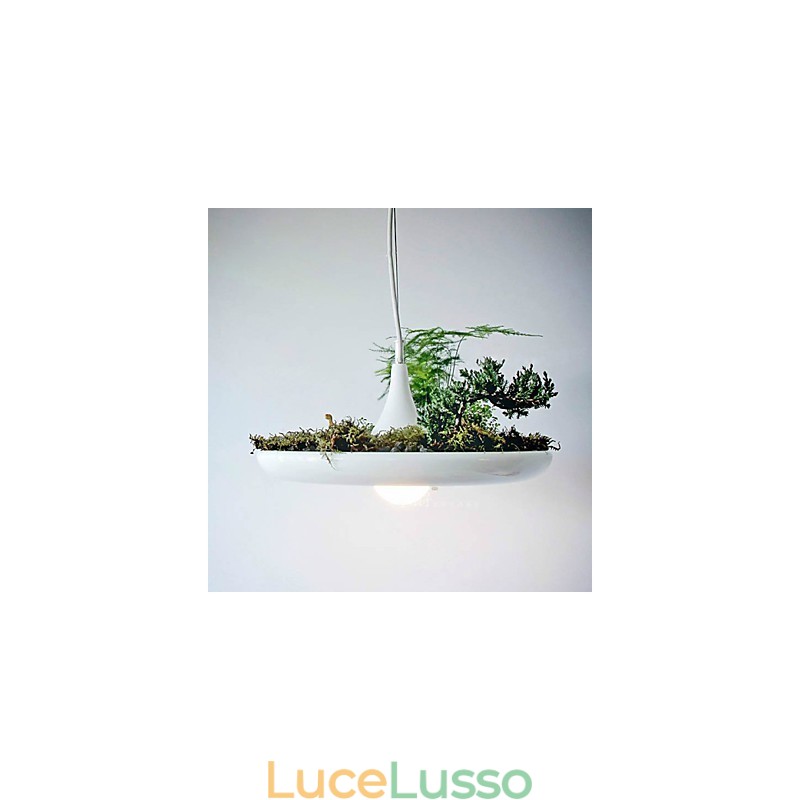 Lampada da terra in alluminio nordico creativo con contratto e lanterne per giardino senza terra