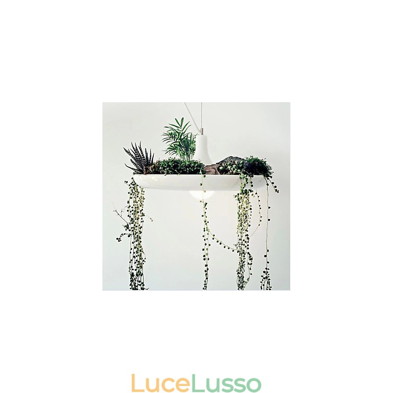 Lampada da terra in alluminio nordico creativo con contratto e lanterne per giardino senza terra