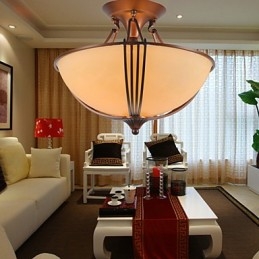 Lampada a sospensione in metallo dipinto in stile rustico Lodge Vintage Mini
