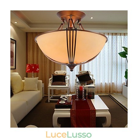 Lampada a sospensione in metallo dipinto in stile rustico Lodge Vintage Mini Lampada a sospensione in metallo dipinto in stile rustico Lodge Vintage Mini