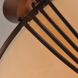 Lampada a sospensione in metallo dipinto in stile rustico Lodge Vintage Mini