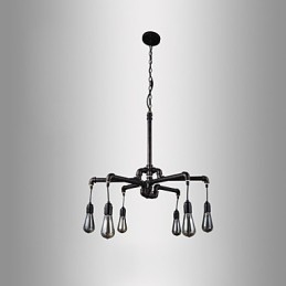 Lampada da soffitto in metallo retrò da caffè
