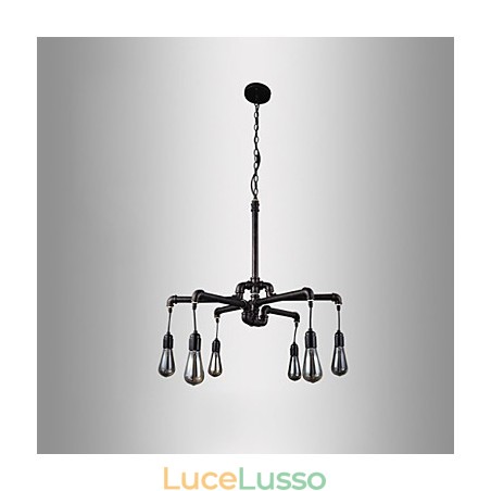 Lampada da soffitto in metallo retrò da caffè Lampada da soffitto in metallo retrò da caffè