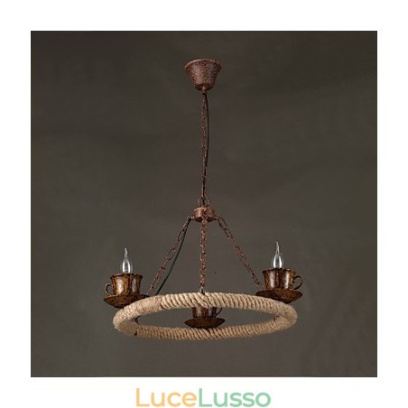 Lampada a sospensione in metallo con pittura country vintage per garage Lampada a sospensione in metallo con pittura country vintage per garage