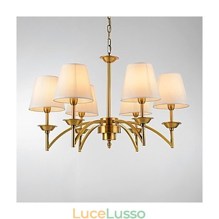 Lampada a sospensione decorativa moderna e contemporanea in bianco puro, design familiare Lampada a sospensione decorativa moderna e contemporanea in bianco puro, design familiare