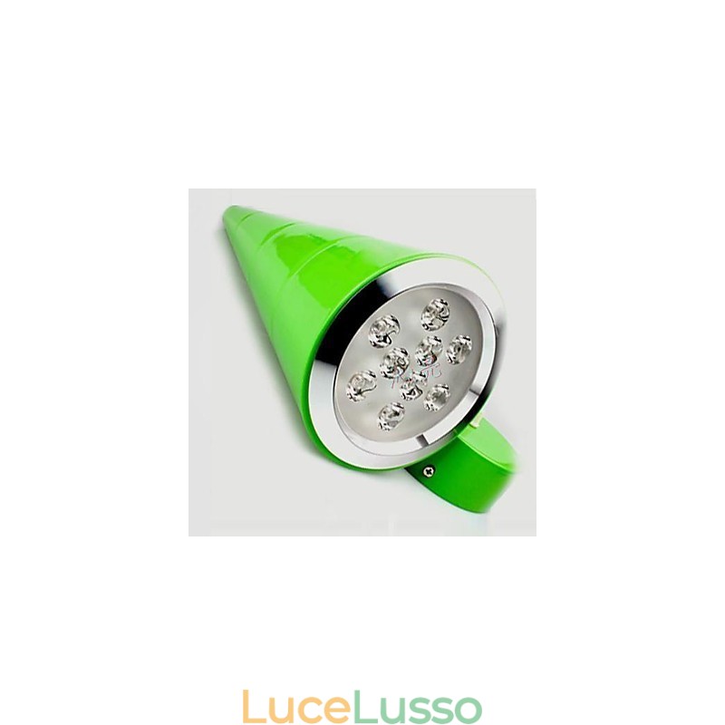 Lampada a sospensione moderna e contemporanea in metallo con globo dipinto