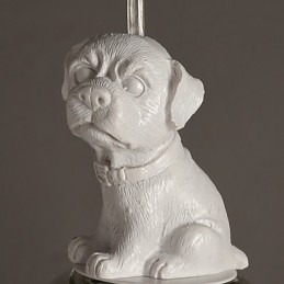 Lampada a goccia piccola creativa con individualità in vetro rurale Taipei, cane dei cartoni animati