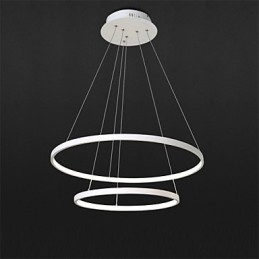 Lampada a sospensione Design moderno Alta qualità Due anelli