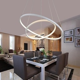 Lampada a sospensione Design moderno Alta qualità Due anelli