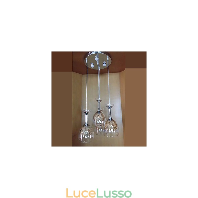 Lampade a sospensione moderne contemporanee in vetro