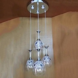 Lampade a sospensione moderne contemporanee in vetro