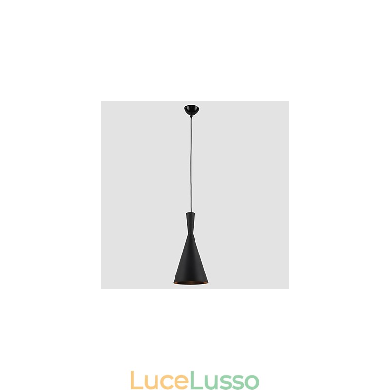 Lampada a sospensione in metallo con verniciatura in stile mini classico tradizionale