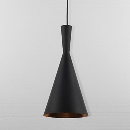 Lampada a sospensione in metallo con verniciatura in stile mini classico tradizionale