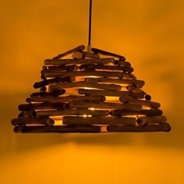 Retro Classiche Luci da soffitto in legno Lampade a sospensione semplici Lampada a sospensione da caffè