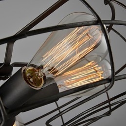 Lampada da soffitto con ventilatore retrò europeo, lampada personalizzata, lampada da design industriale americano