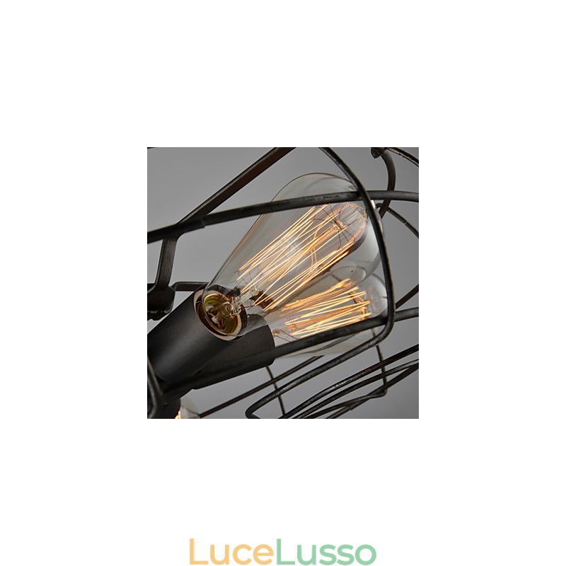 Lampada da soffitto con ventilatore retrò europeo, lampada personalizzata, lampada da design industriale americano