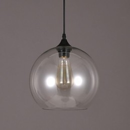 Americano Creativo Nordico Contratto Rurale Palla di Vetro Testa Singola Droplight Lanp
