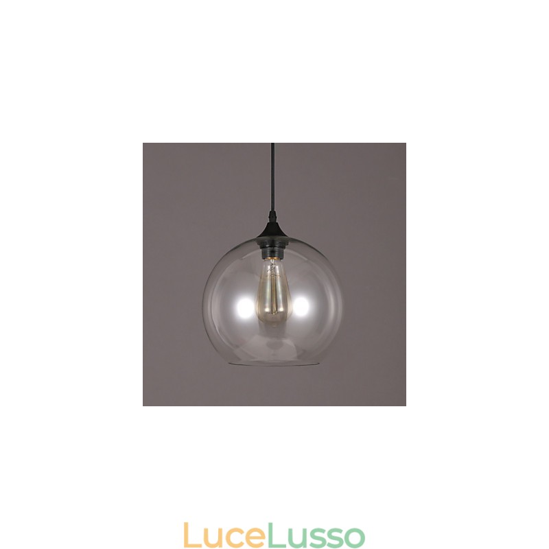 Americano Creativo Nordico Contratto Rurale Palla di Vetro Testa Singola Droplight Lanp