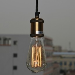 Lampada a sospensione in metallo con pittura di campagna