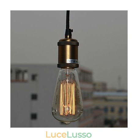 Lampada a sospensione in metallo con pittura di campagna Lampada a sospensione in metallo con pittura di campagna